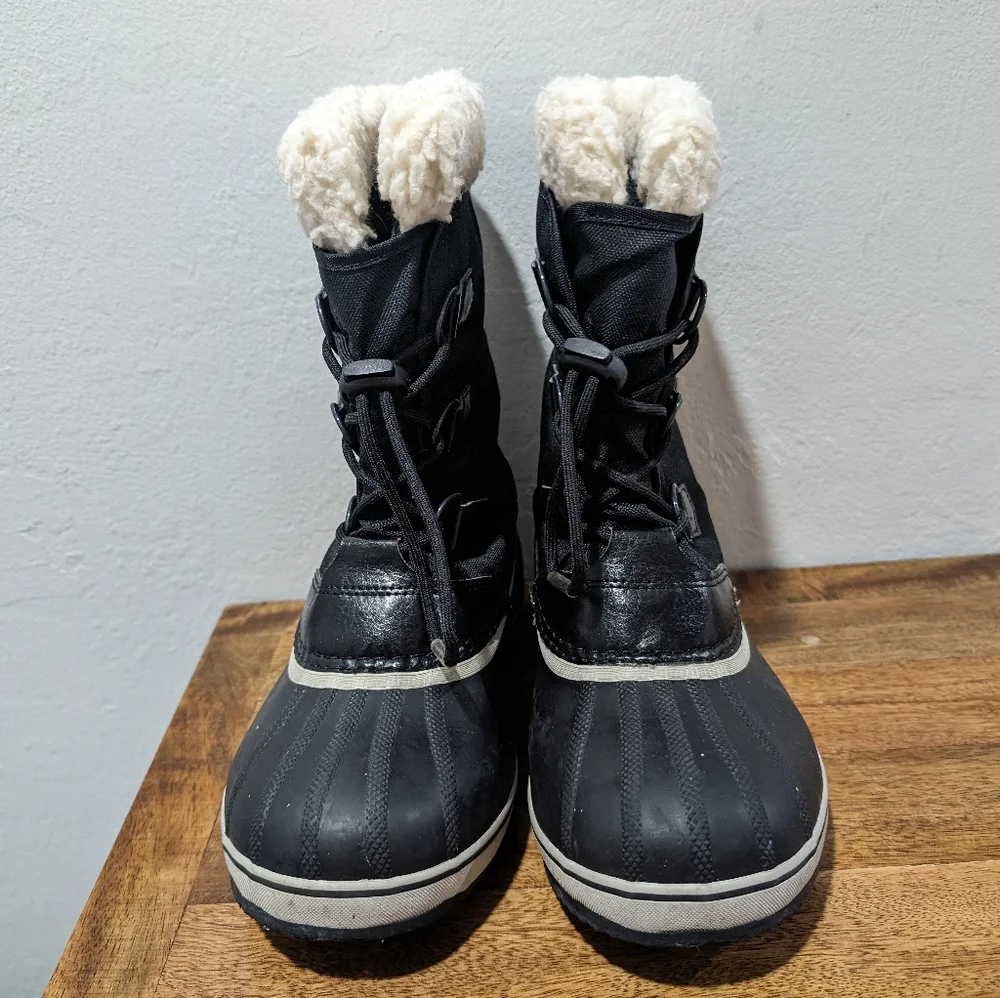 Sorel Women's Winter Carnival Boot Waterproof Black Stone Size 6 US 1855081 Shoe